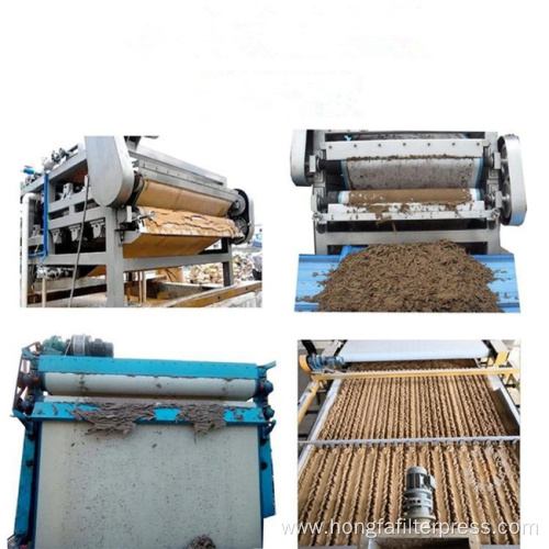 Dewatering of plant pulp Filter Press